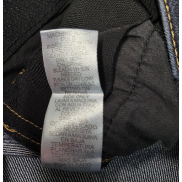 Democracy Jeans Womens 6 Blue Dark Wash Skinny Ab Technology Stretch Denim - Picture 11 of 15